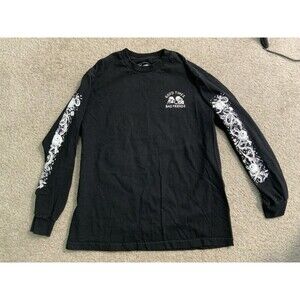 Lurking Class Unisex Medium Long Sleeve Black T Shirt Good Times Bad Friends